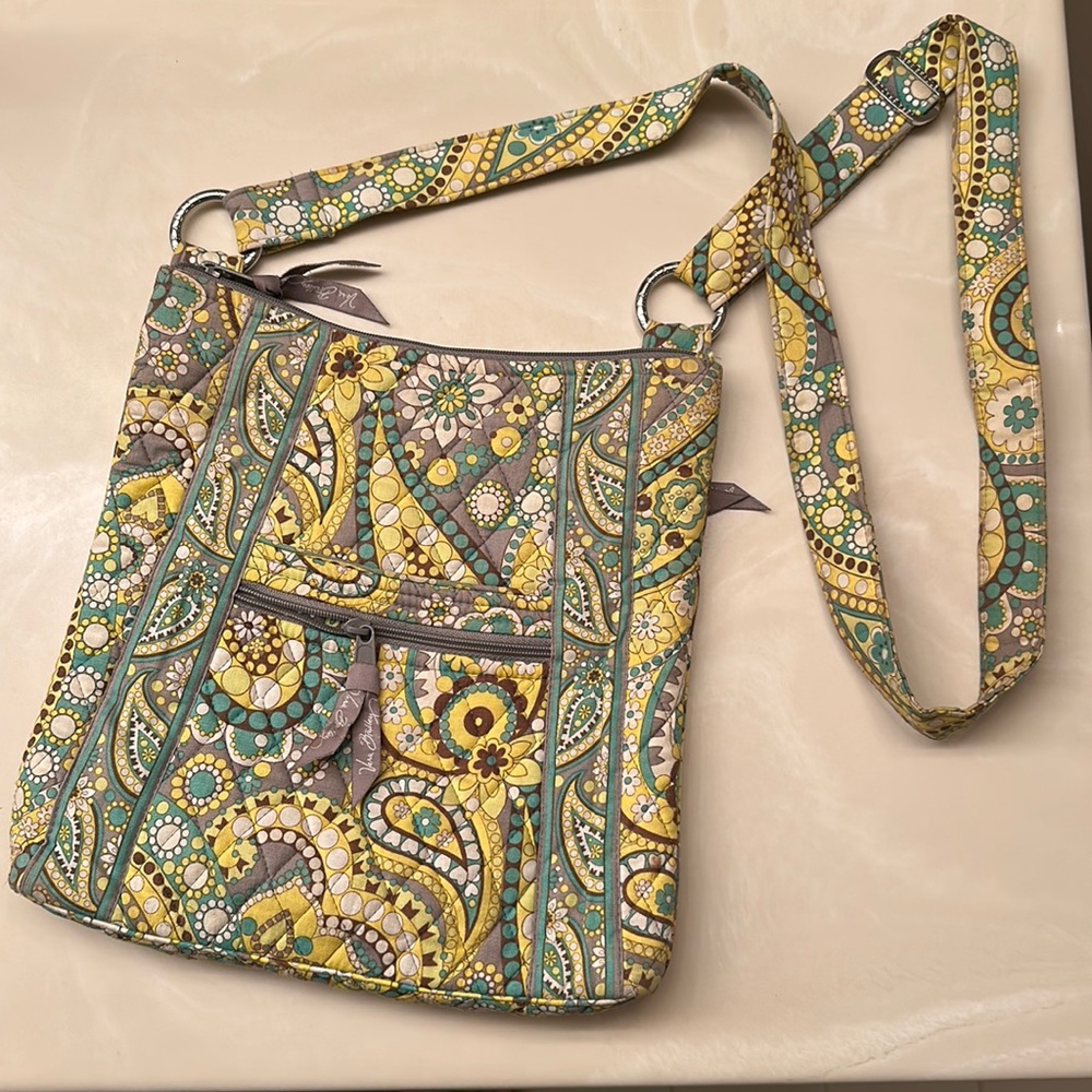 Vera Bradley “Lemon Parfait” Hipster Crossbody